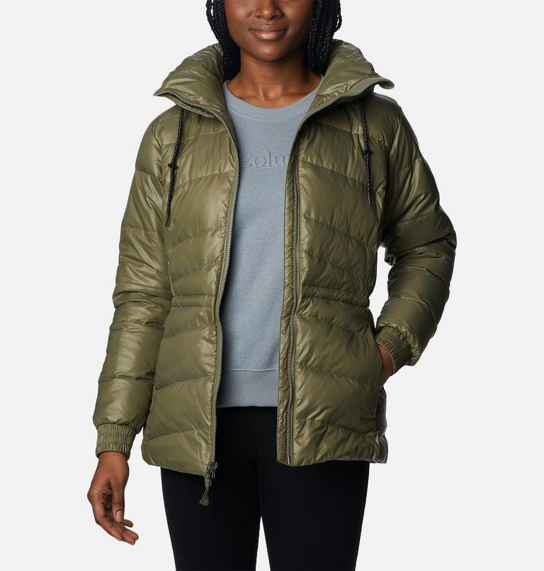 Doudoune en Duvet &agrave; Capuche Icy Heights II Femme, Color: Stone Green Gunmetal, image 8