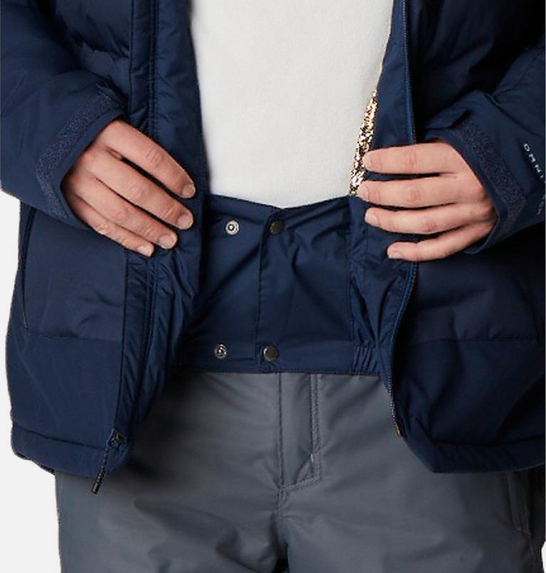Men's Wild Card II Waterproof Hooded Ski Down Jacket, Color: Collegiate Navy, image 13