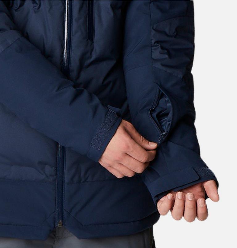Men's Wild Card II Waterproof Hooded Ski Down Jacket, Color: Collegiate Navy, image 11