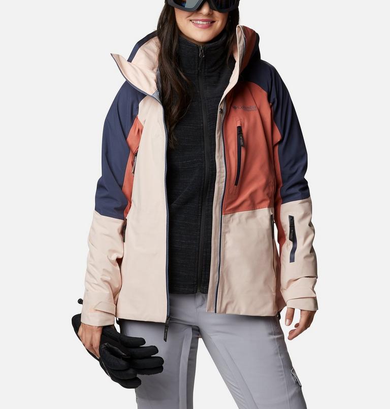 Platinum Peak 3L Jacket | 890 | S, Color: Peach Blossom, Dark Coral, Nocturnal, image 12