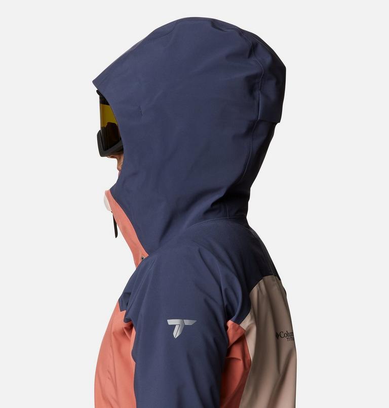 Platinum Peak 3L Jacket | 890 | S, Color: Peach Blossom, Dark Coral, Nocturnal, image 6