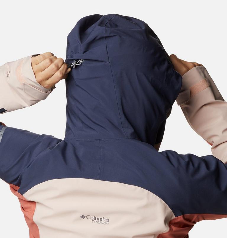 Platinum Peak 3L Jacket | 890 | S, Color: Peach Blossom, Dark Coral, Nocturnal, image 7
