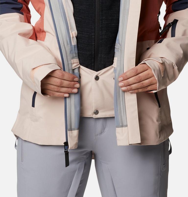 Platinum Peak 3L Jacket | 890 | S, Color: Peach Blossom, Dark Coral, Nocturnal, image 11