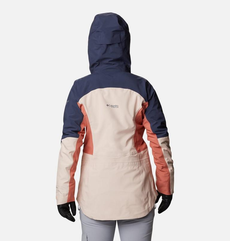Platinum Peak 3L Jacket | 890 | S, Color: Peach Blossom, Dark Coral, Nocturnal, image 2