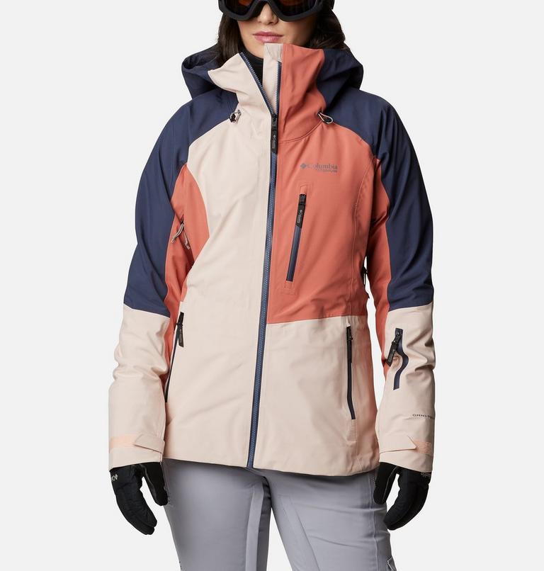 Platinum Peak 3L Jacket | 890 | S, Color: Peach Blossom, Dark Coral, Nocturnal, image 1
