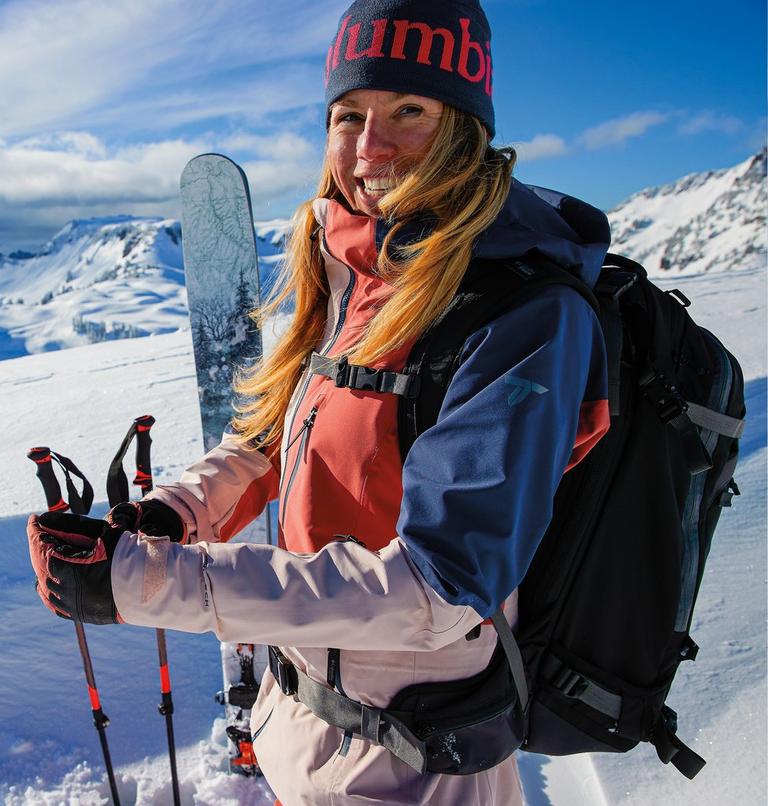 Platinum Peak 3L Jacket | 890 | S, Color: Peach Blossom, Dark Coral, Nocturnal, image 16