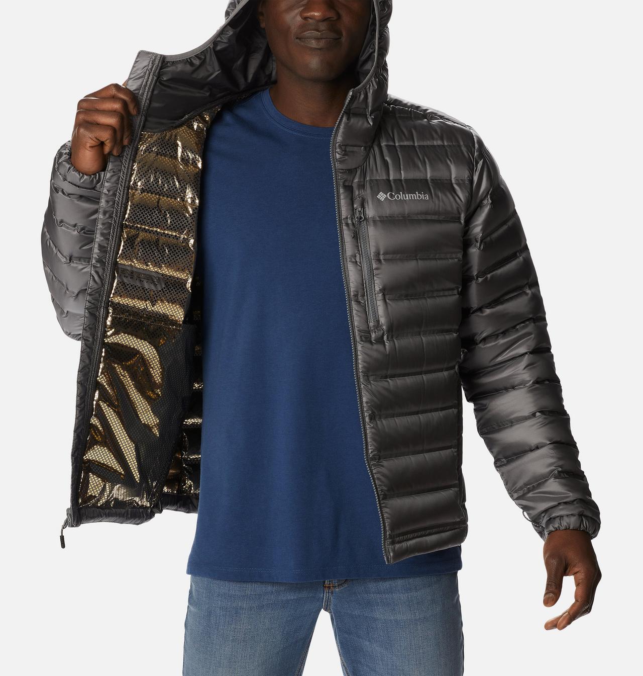 Men's Pebble Peak™ Down Hooded Jacket 5