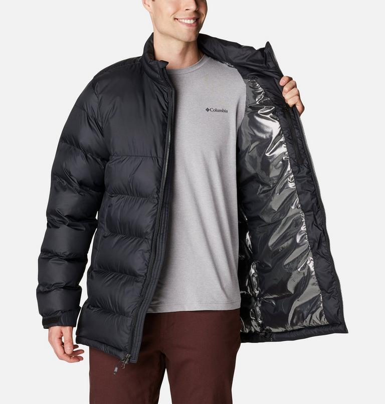 Men's Pike Lake Mid Puffer Jacket, Color: Black, image 5