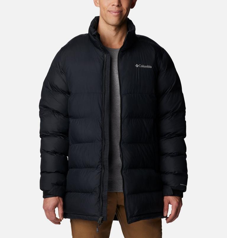 Men's Pike Lake Mid Puffer Jacket, Color: Black, image 8