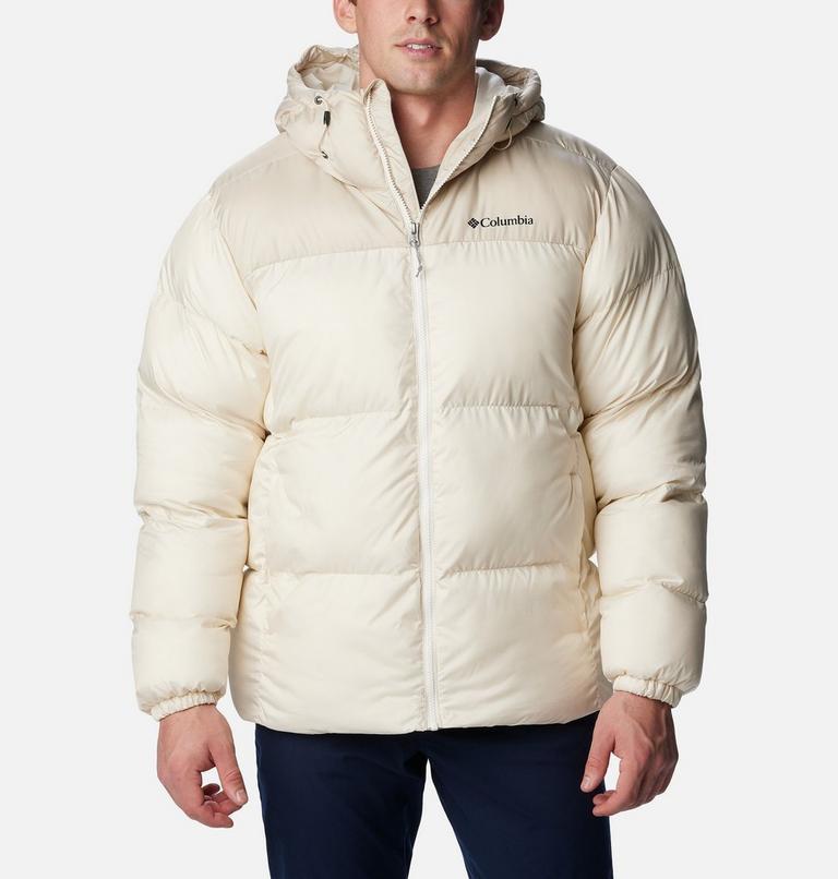 Men's Puffect Hooded Puffer Jacket - 2023 COLLECTION, Color: Chalk, Dark Stone, image 1