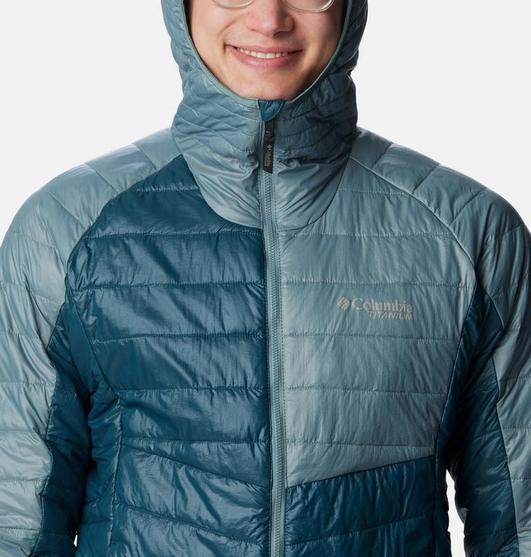 Platinum Peak Hooded Jacket | 414 | L, Color: Night Wave, Metal, image 4