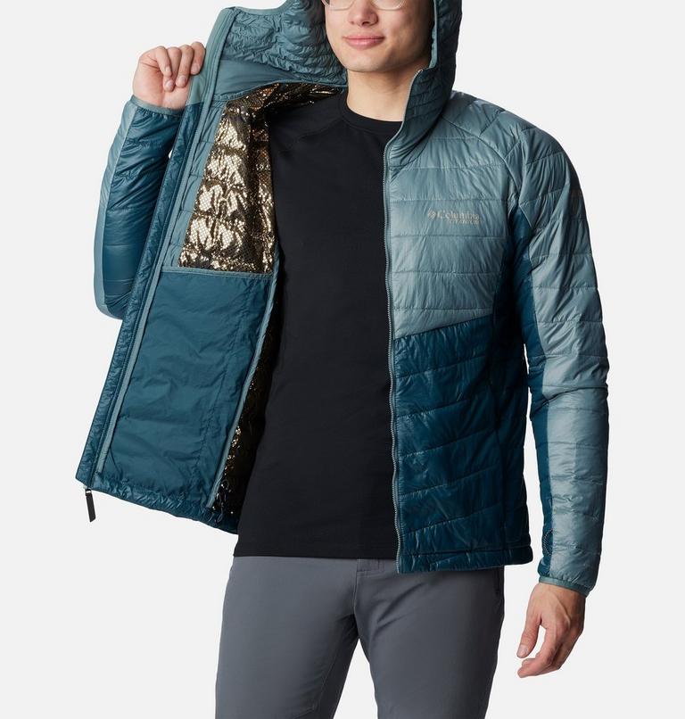 Platinum Peak Hooded Jacket | 414 | L, Color: Night Wave, Metal, image 5