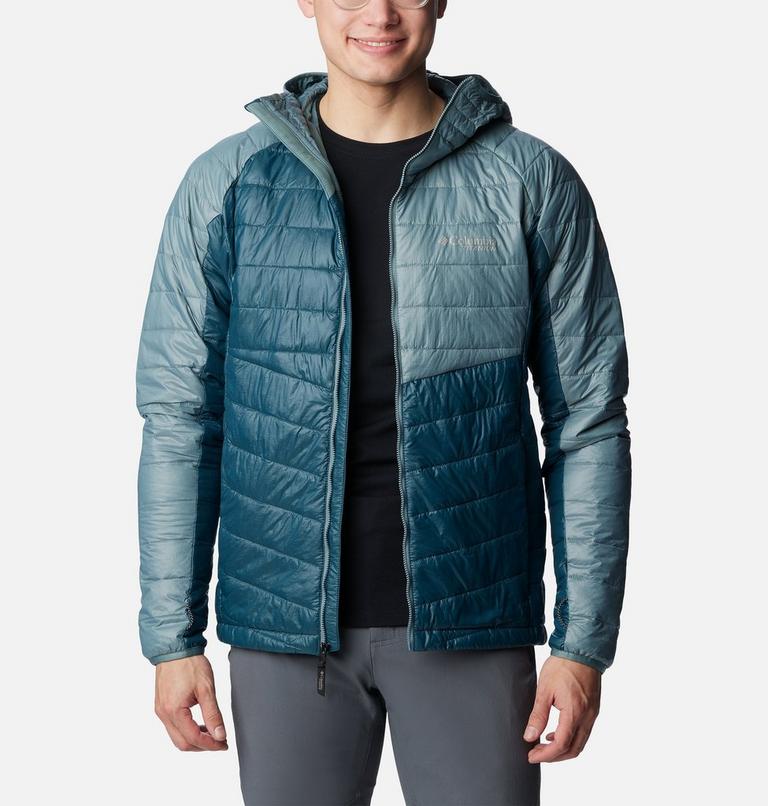 Platinum Peak Hooded Jacket | 414 | L, Color: Night Wave, Metal, image 10
