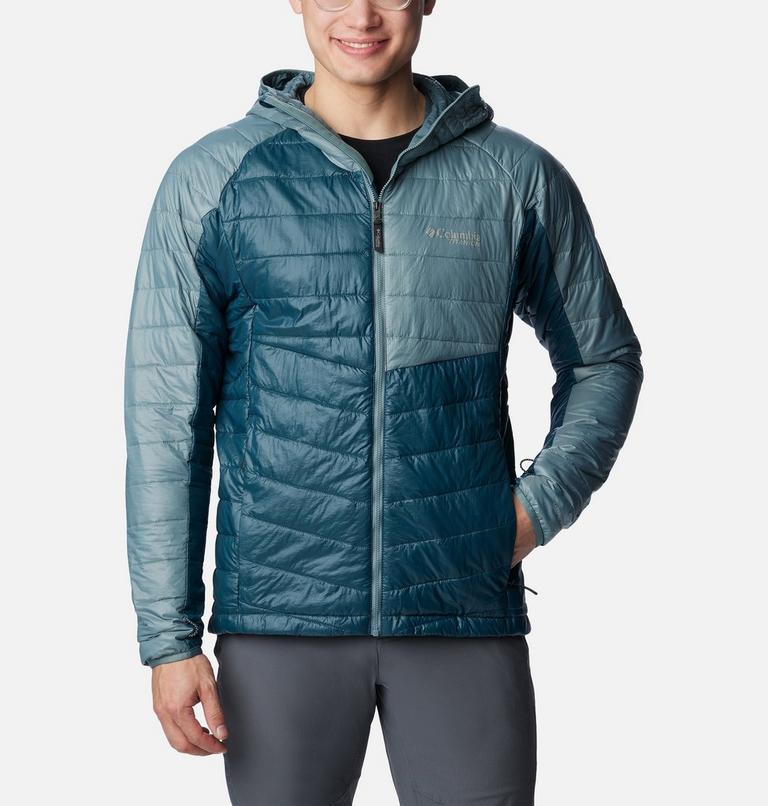 Platinum Peak Hooded Jacket | 414 | L, Color: Night Wave, Metal, image 1