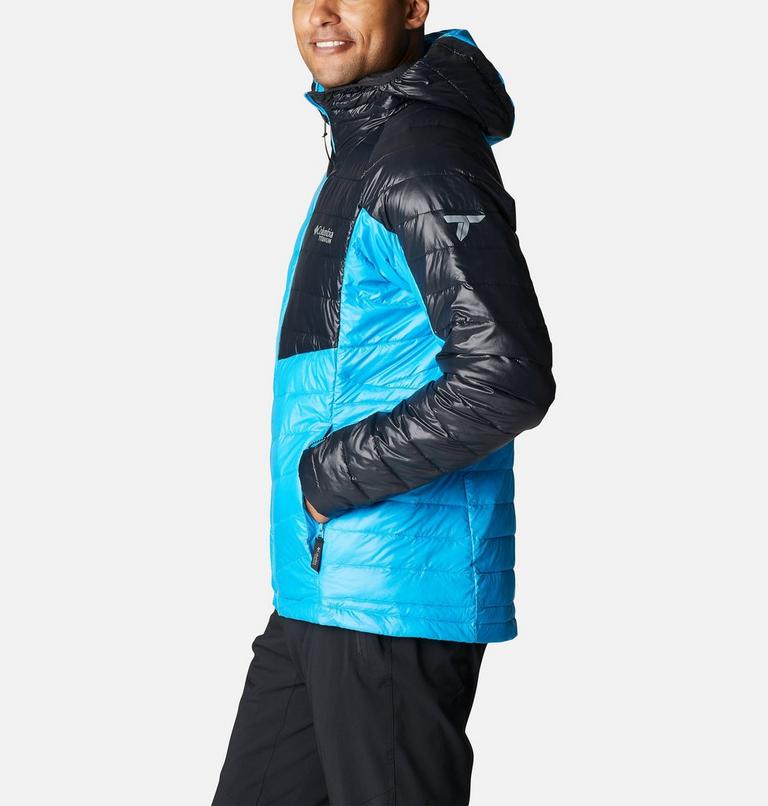 Platinum Peak Hooded Jacket | 491 | XXL, Color: Compass Blue, Black, image 3