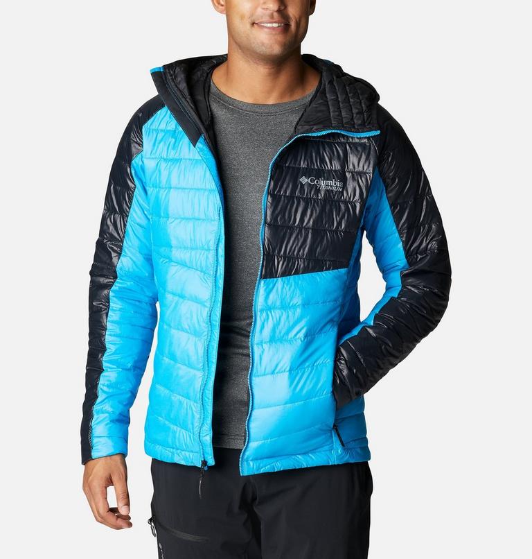 Platinum Peak Hooded Jacket | 491 | XXL, Color: Compass Blue, Black, image 10