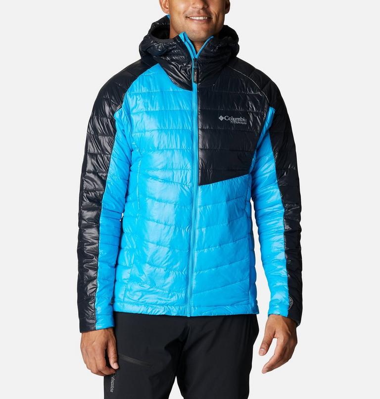 Platinum Peak Hooded Jacket | 491 | XXL, Color: Compass Blue, Black, image 1