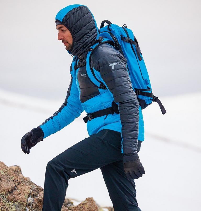 Platinum Peak Hooded Jacket | 491 | XXL, Color: Compass Blue, Black, image 11