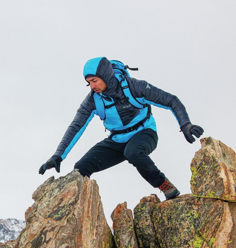 Platinum Peak Hooded Jacket | 491 | XXL, Color: Compass Blue, Black, image 12