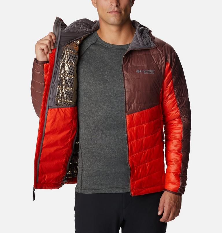 Platinum Peak Hooded Jacket | 839 | S, Color: Spicy, Light Raisin, image 7