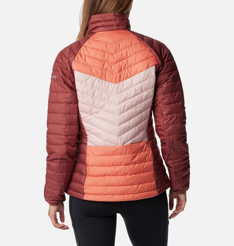 Powder Lite II Full Zip Jacket | 679 | S, Color: Beetroot, Faded Peach, Dusty Pink, image 2