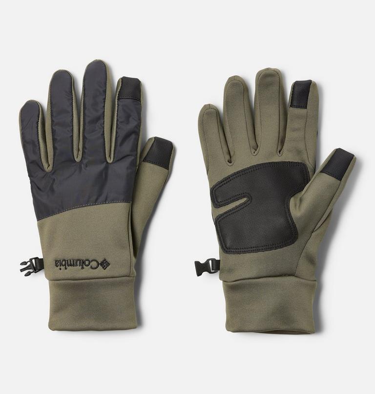 Men's Cloudcap Fleece Glove, Color: Stone Green, Shark, image 1