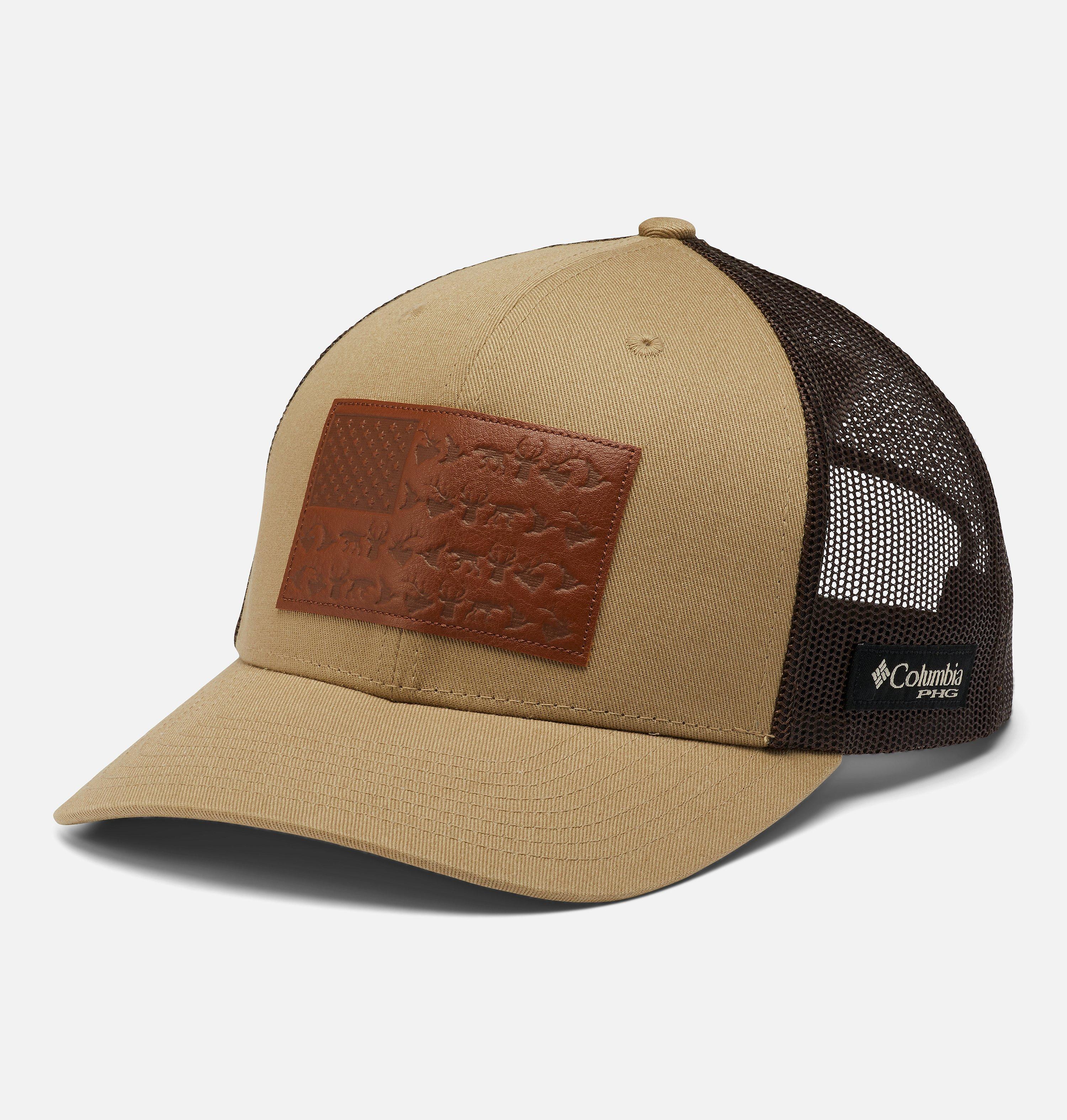 PHG Leather Game Flag Snap Back Cap- High Crown