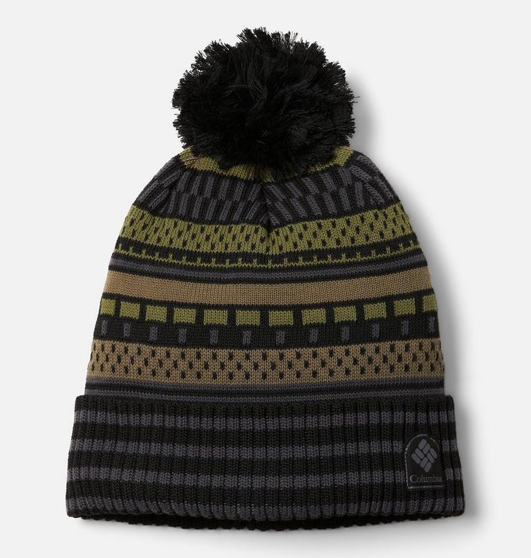 Palmer Peak Pom Beanie | 010 | O/S, Color: Black Apres Stripe, image 1