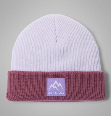 Unisex Youth Whirlibird Cuffed Beanie, Color: Purple Tint, Antique Mauve, image 4