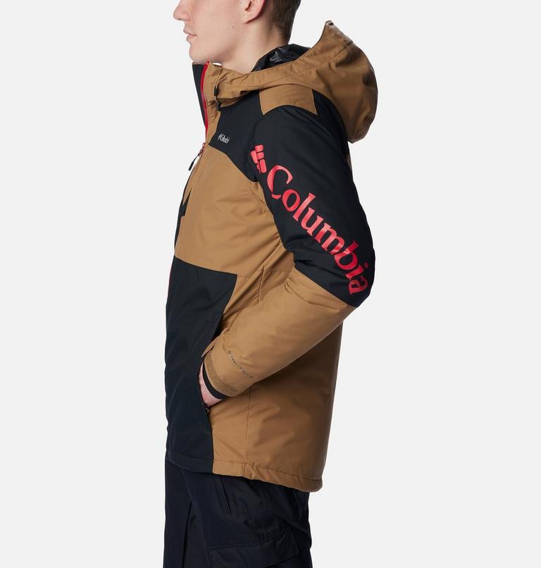 Men's Timberturner II Waterproof Ski Jacket, Color: Black, Delta, image 3