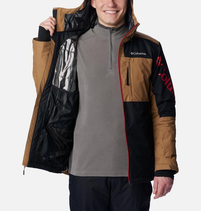 Men's Timberturner II Waterproof Ski Jacket, Color: Black, Delta, image 5