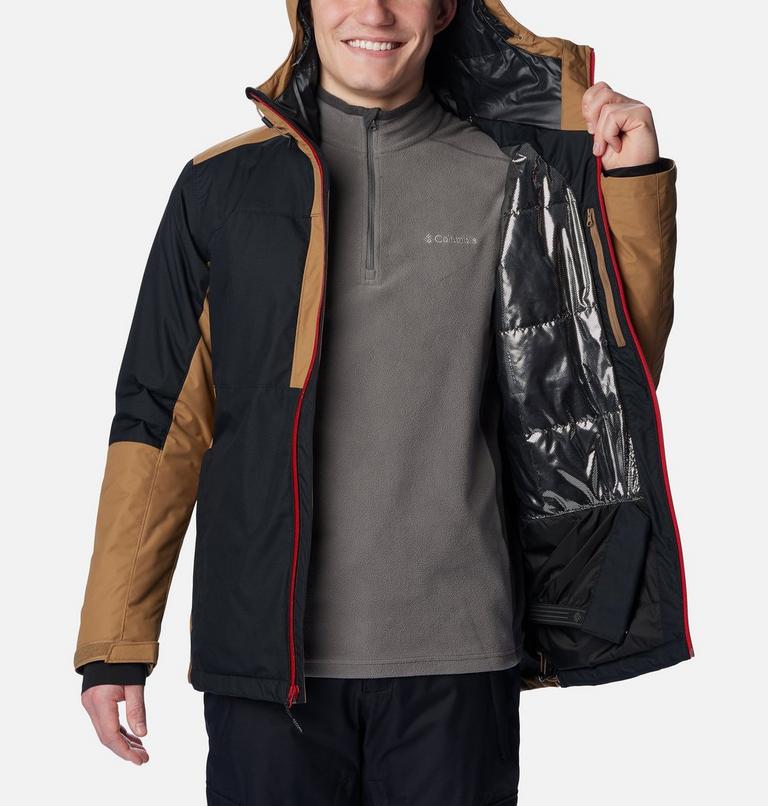 Men's Timberturner II Waterproof Ski Jacket, Color: Black, Delta, image 6