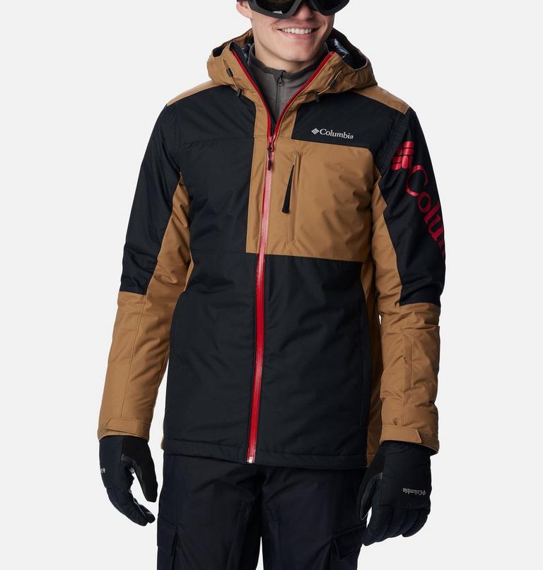 Men's Timberturner II Waterproof Ski Jacket, Color: Black, Delta, image 1