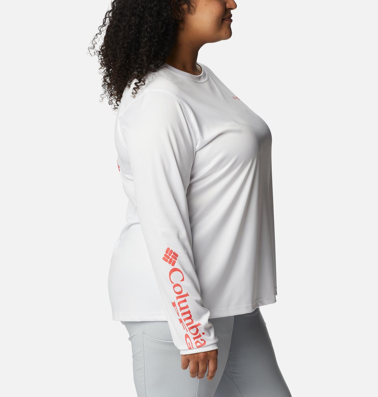 Women's PFG Tidal Tee™ Island Time Long Sleeve Shirt - Plus Size 3