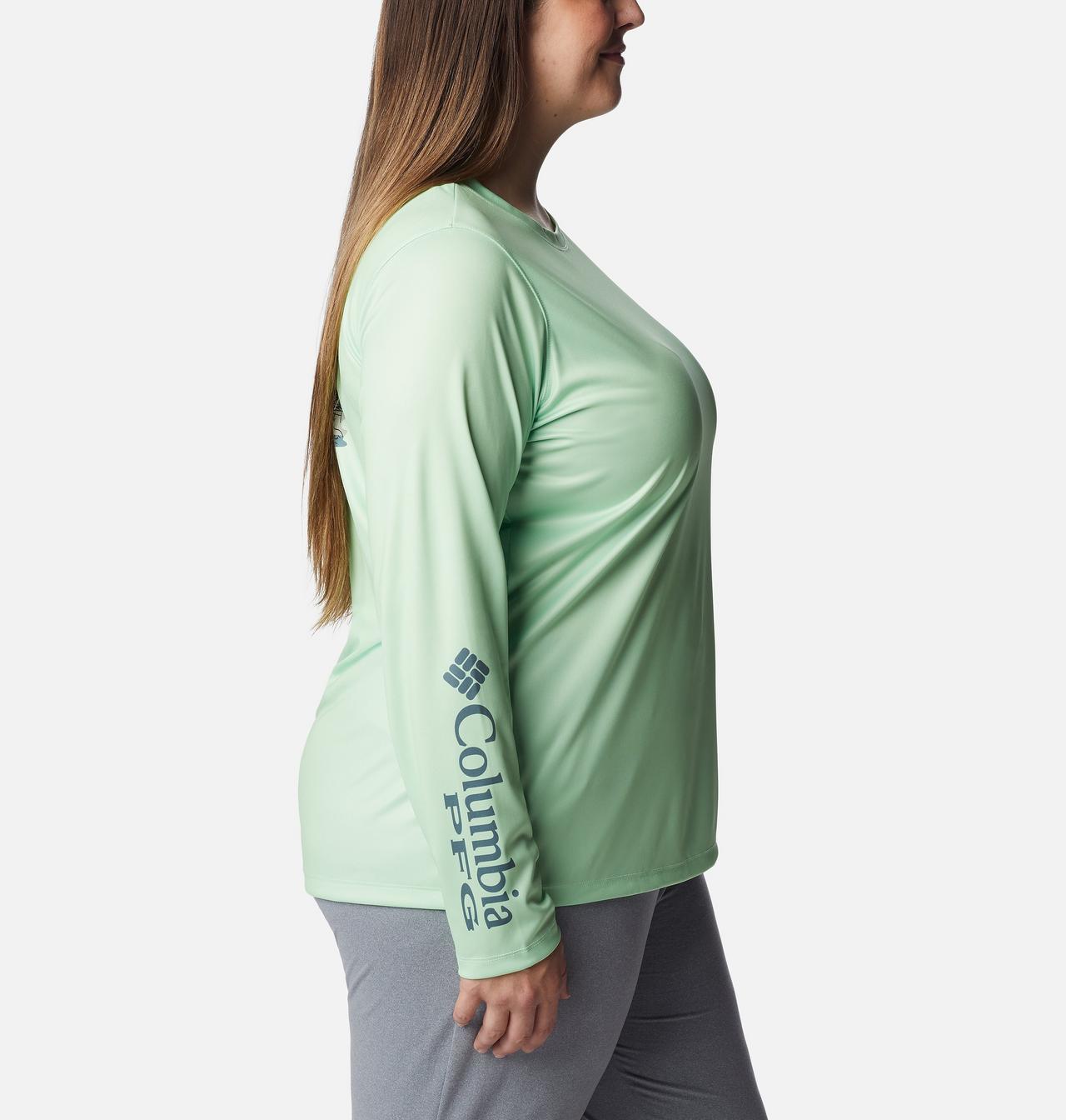 Women's PFG Tidal Tee™ Island Time Long Sleeve Shirt - Plus Size 3