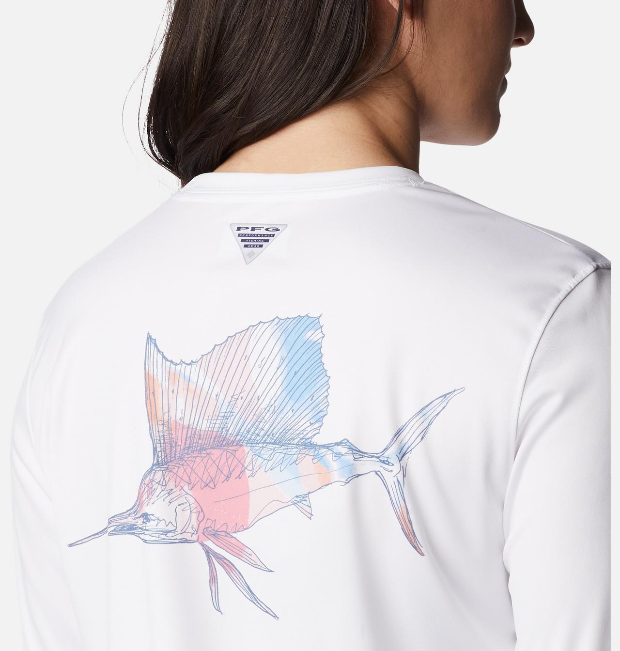 Women's PFG Tidal Tee™ Sailfish Flair Long Sleeve Shirt 5