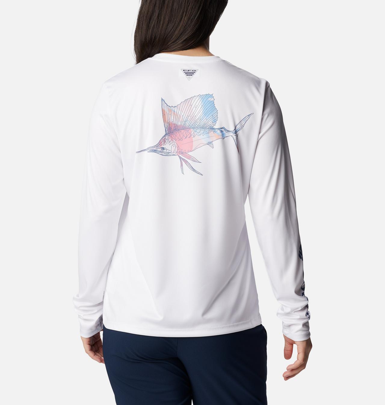 Women's PFG Tidal Tee™ Sailfish Flair Long Sleeve Shirt 2