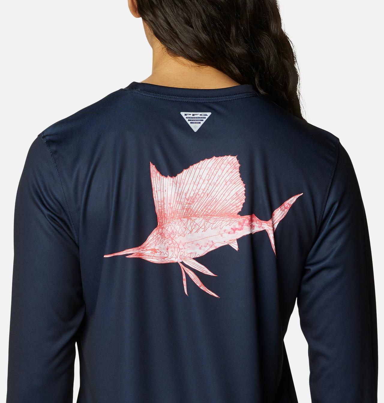 Women's PFG Tidal Tee™ Sailfish Flair Long Sleeve Shirt 5