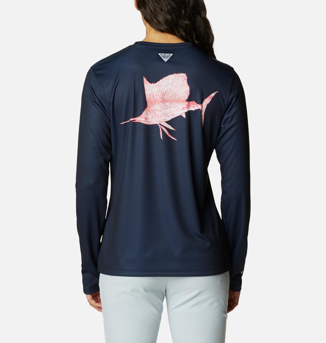 Women's PFG Tidal Tee™ Sailfish Flair Long Sleeve Shirt 2
