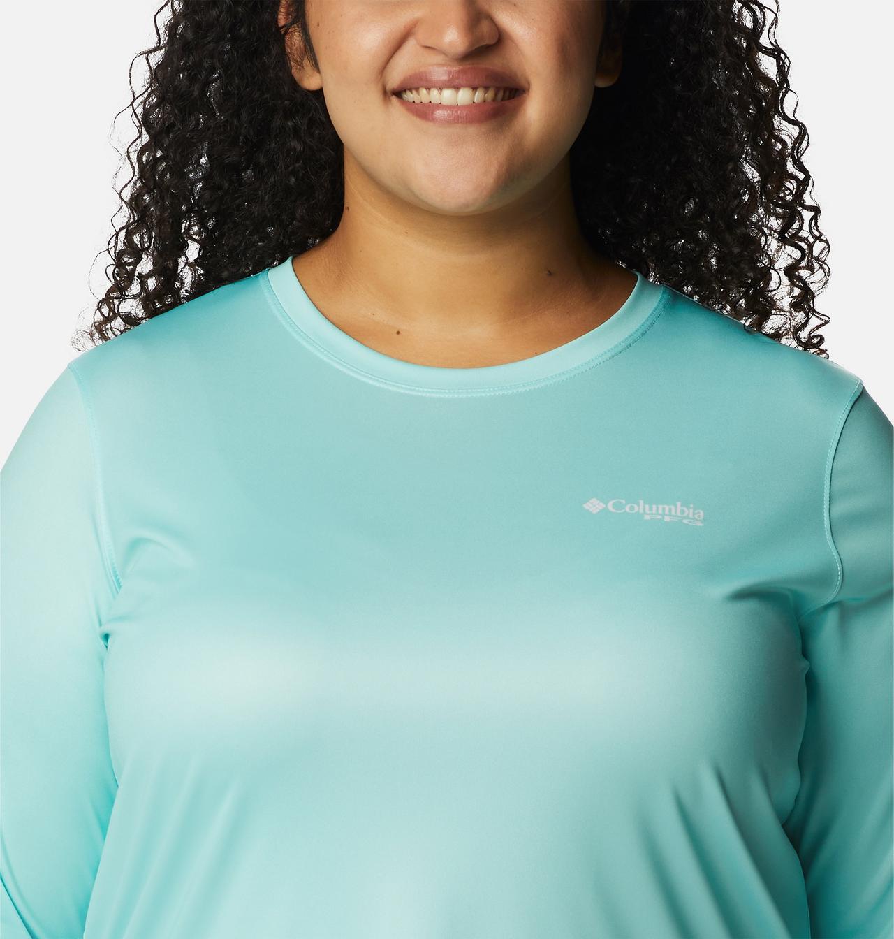 Women's PFG Tidal Tee™ Sailfish Flair Long Sleeve Shirt - Plus Size 4