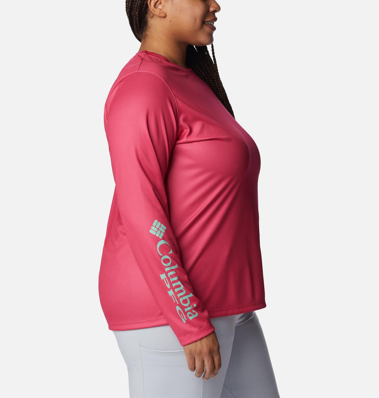 Women's PFG Tidal Tee™ Sailfish Flair Long Sleeve Shirt - Plus Size 3