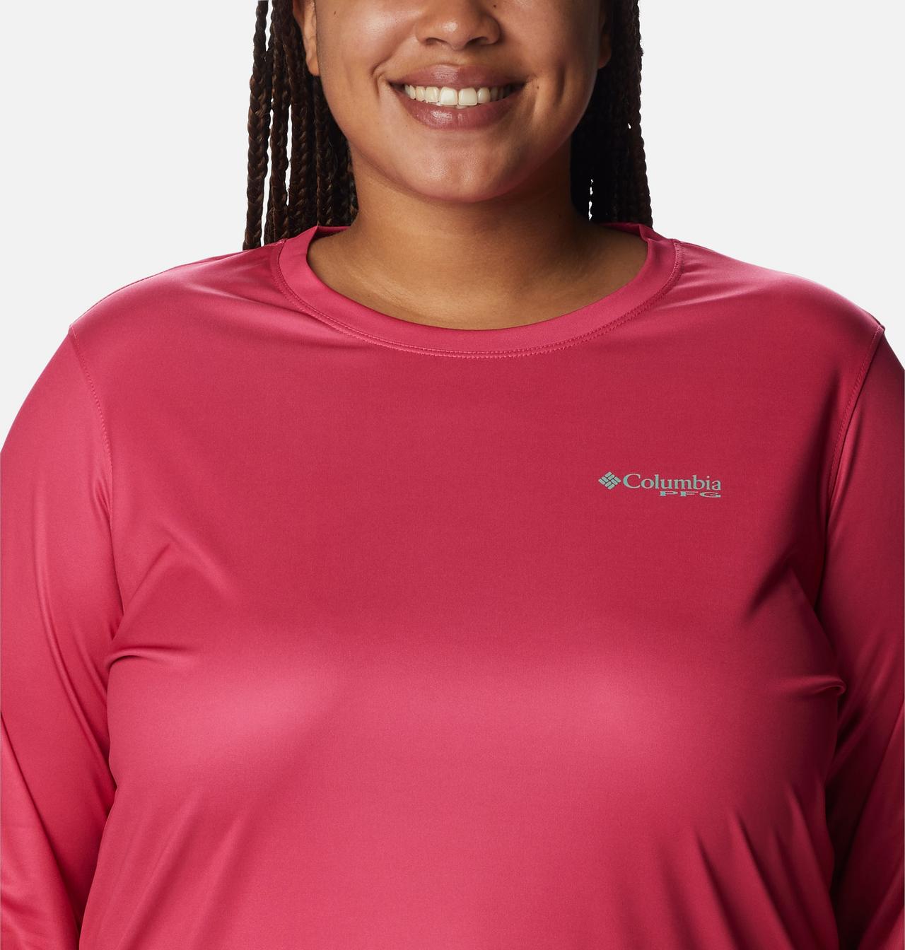 Women's PFG Tidal Tee™ Sailfish Flair Long Sleeve Shirt - Plus Size 4