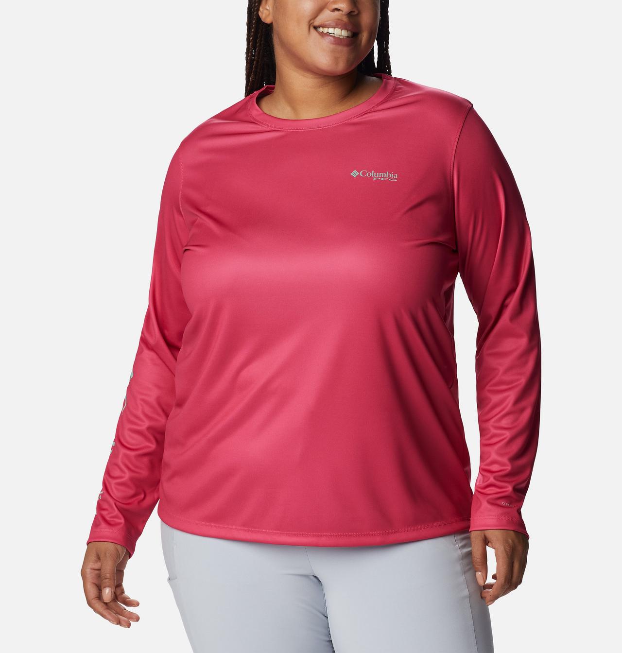 Women's PFG Tidal Tee™ Sailfish Flair Long Sleeve Shirt - Plus Size 1