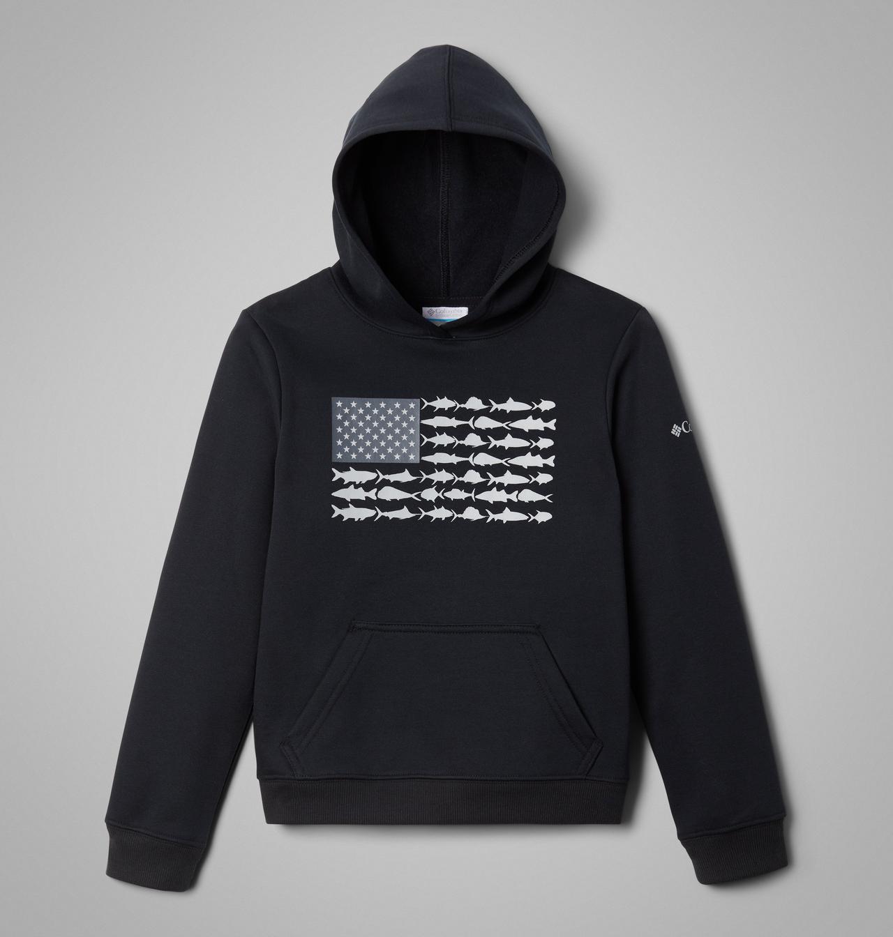 Kids' PFG Fish Flag Hoodie 1