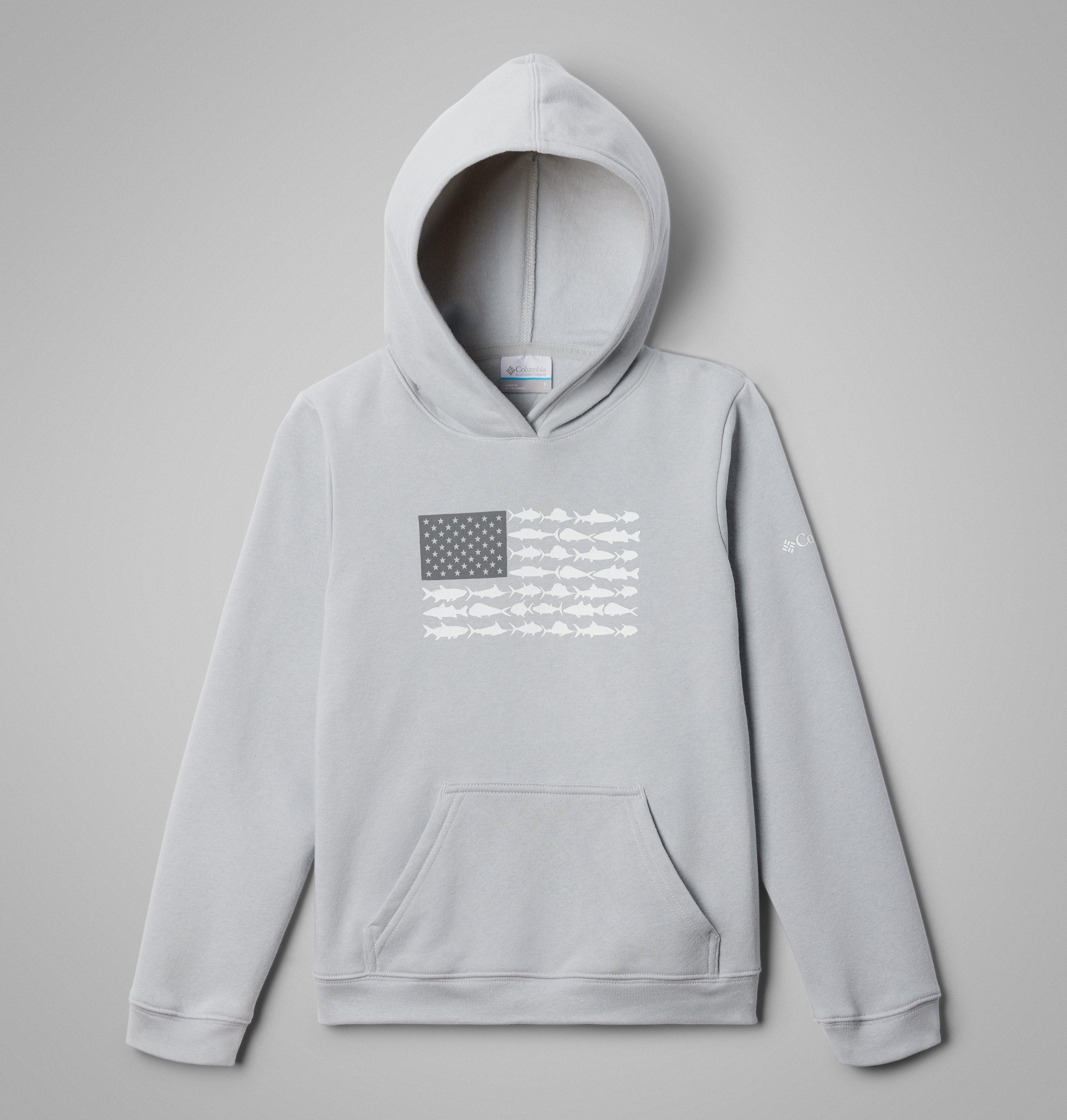 Kids' PFG Fish Flag Hoodie 1
