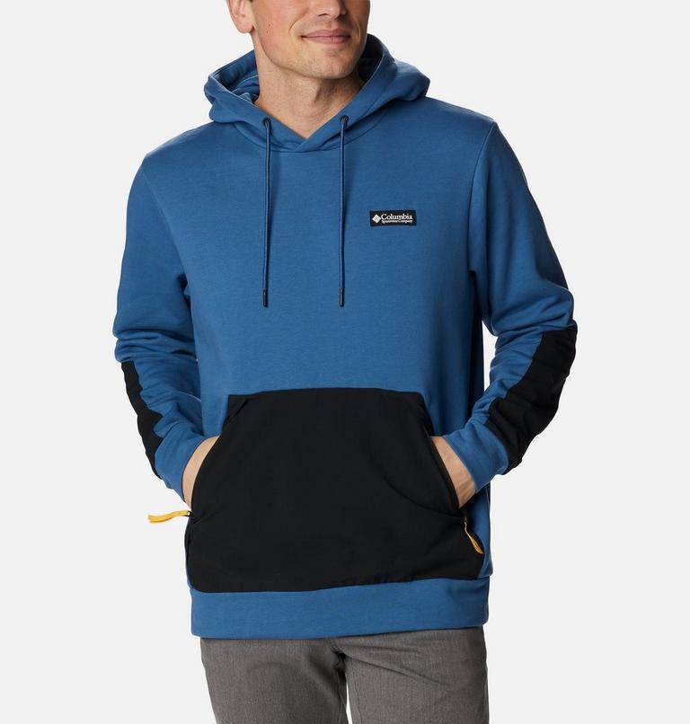 Men's Columbia Ballistic Ridge Hoodie, Color: Impulse Blue, Black, image 5