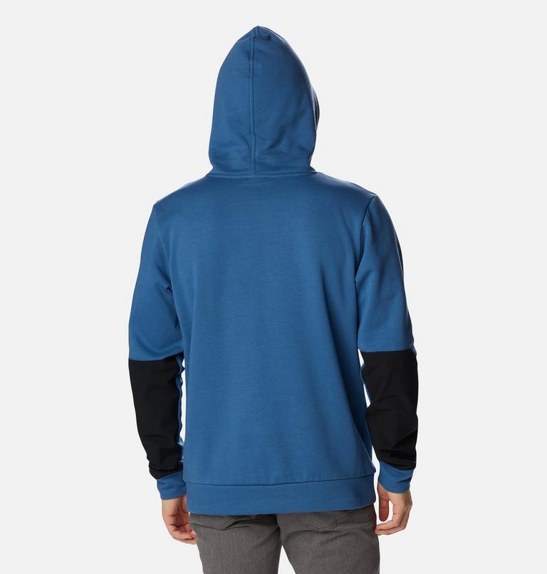 Men's Columbia Ballistic Ridge Hoodie, Color: Impulse Blue, Black, image 2