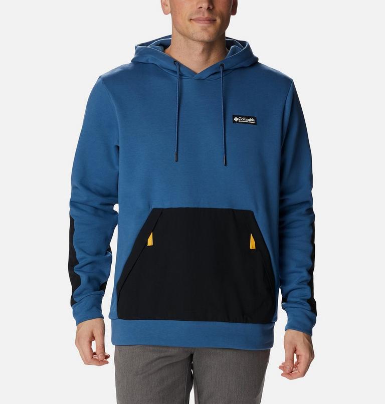 Men's Columbia Ballistic Ridge Hoodie, Color: Impulse Blue, Black, image 1