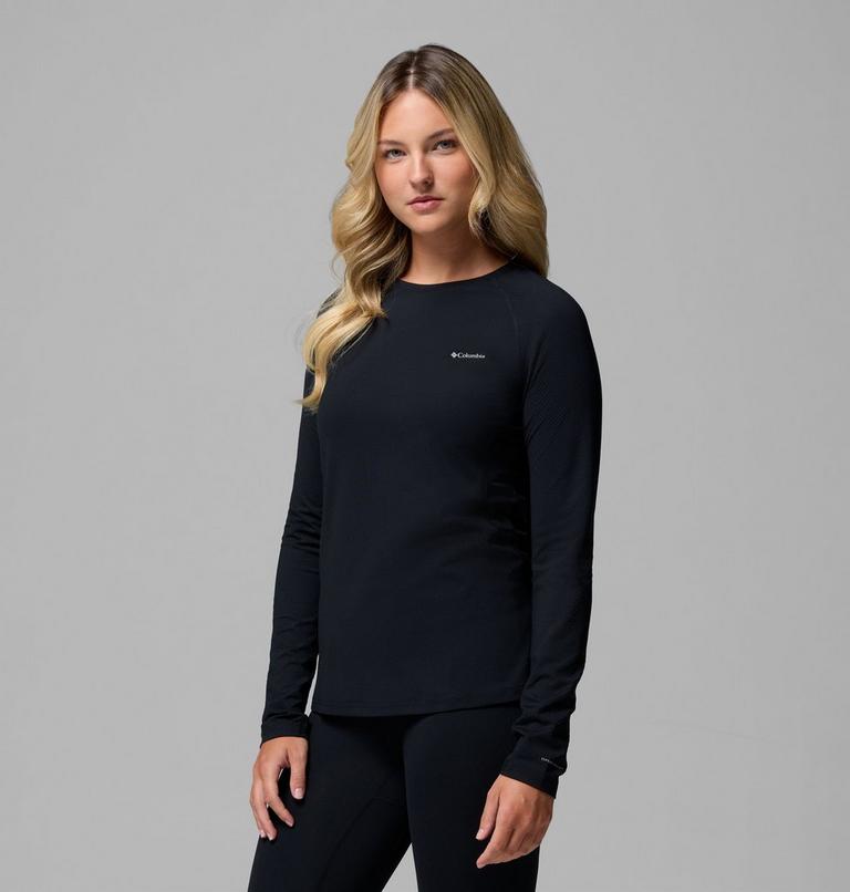 Women's Omni-Heat Infinity Knit Baselayer Crew, Color: Black, image 4