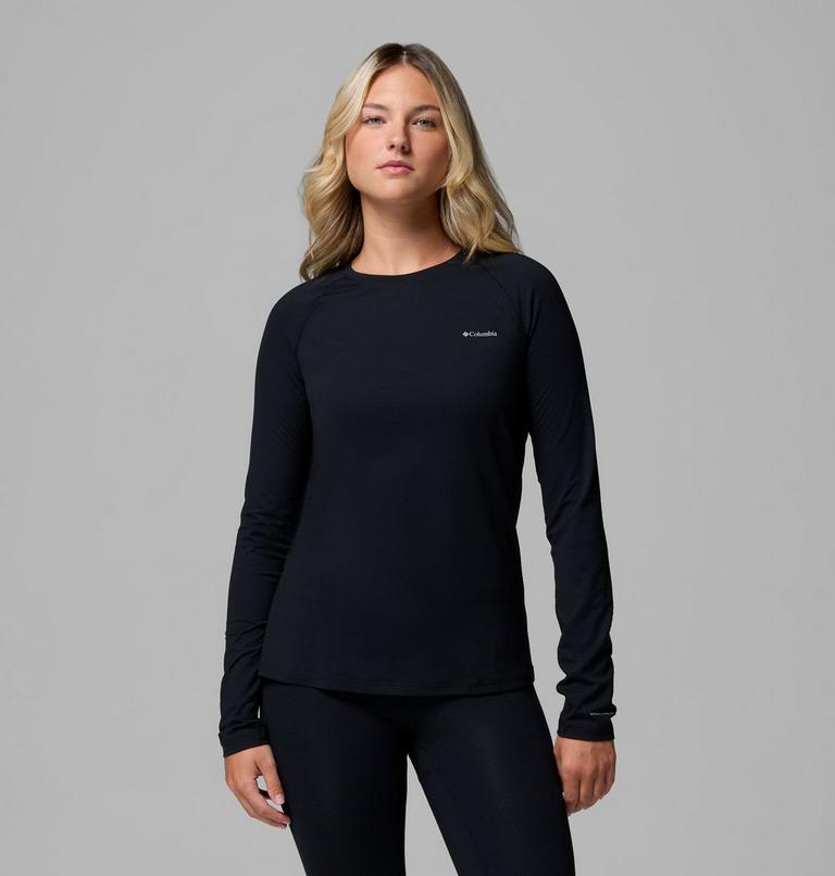 Women's Omni-Heat Infinity Knit Baselayer Crew, Color: Black, image 1